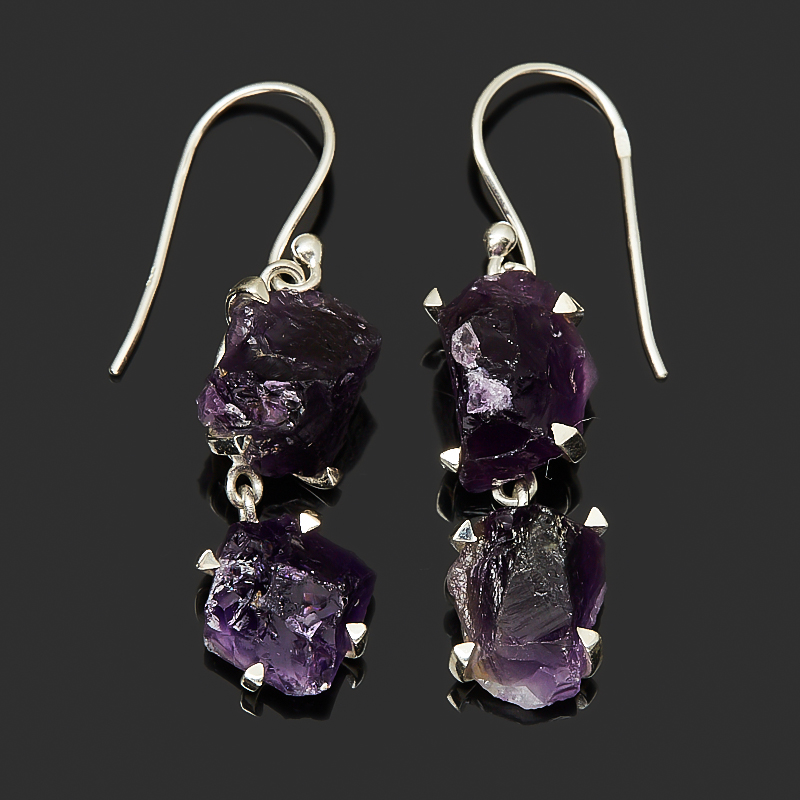 

Серьги аметист (серебро 925 пр.)