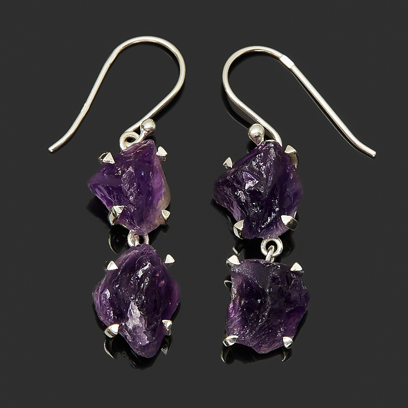 

Серьги аметист (серебро 925 пр.)