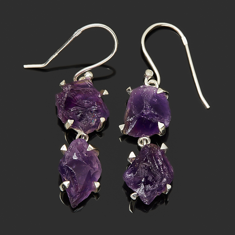 

Серьги аметист (серебро 925 пр.)