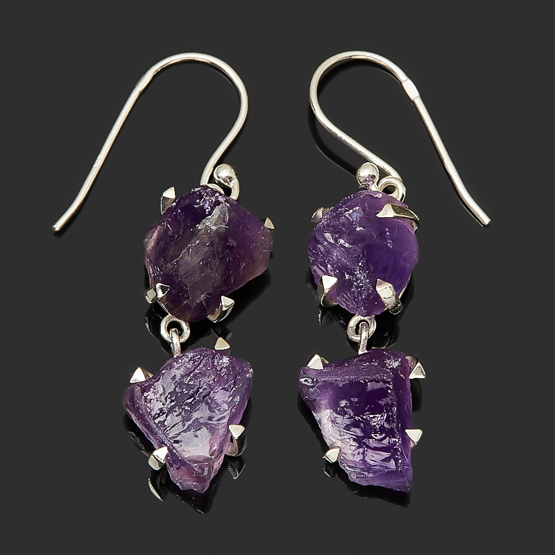 

Серьги аметист (серебро 925 пр.)