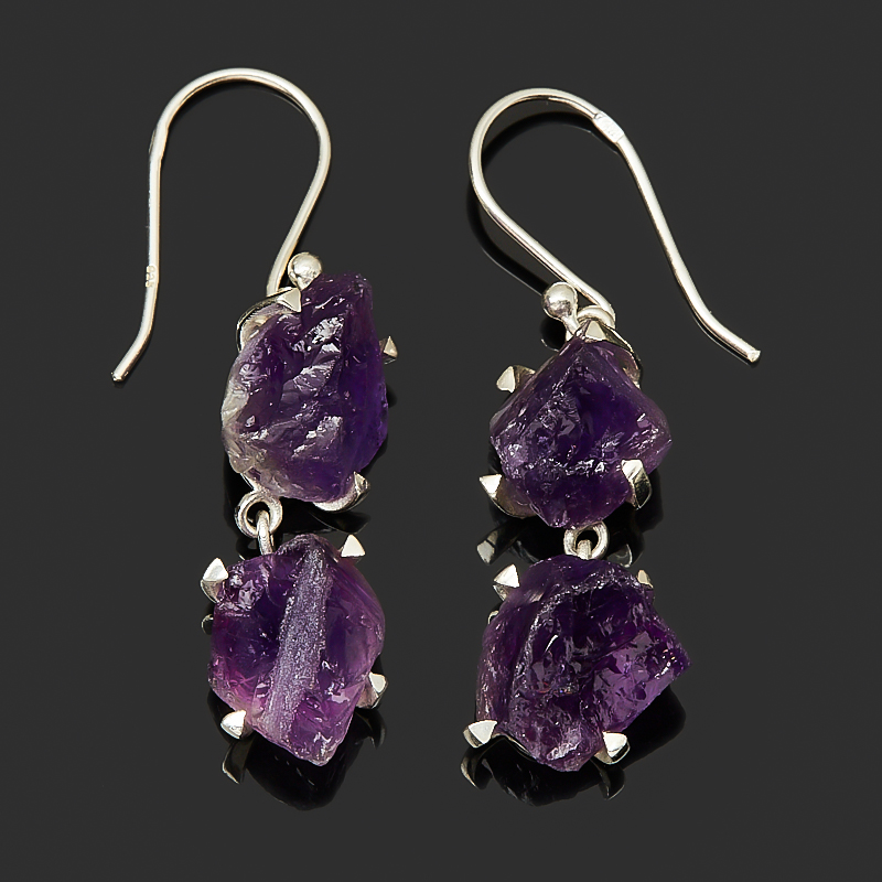 

Серьги аметист (серебро 925 пр.)