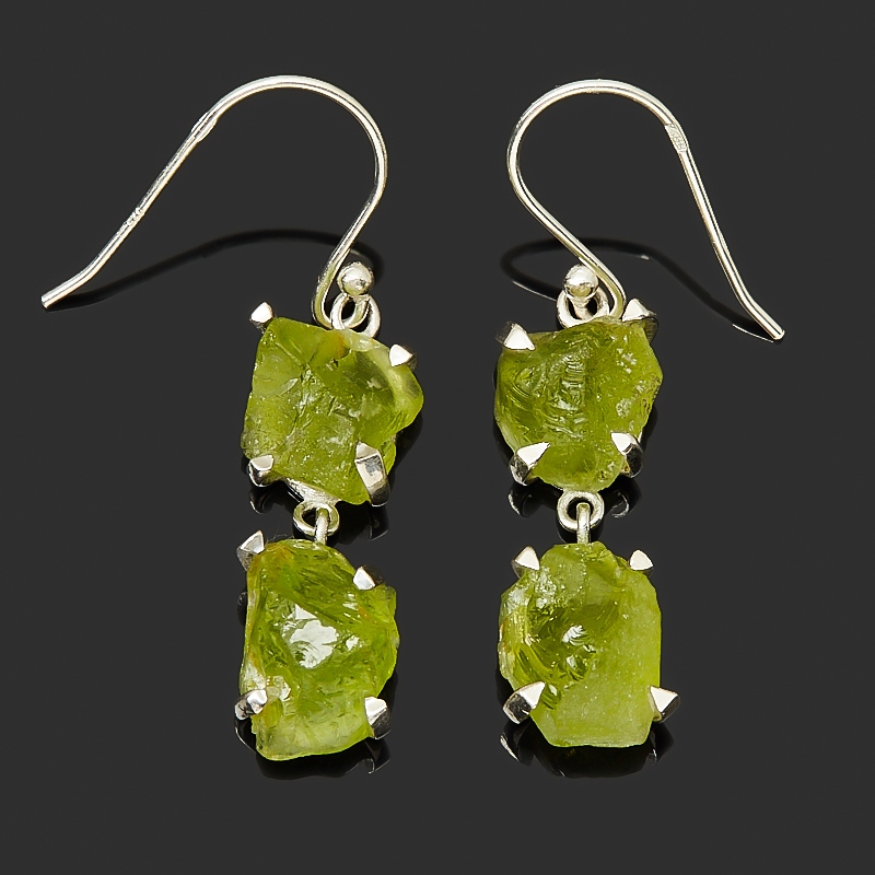 

Серьги хризолит (серебро 925 пр.)