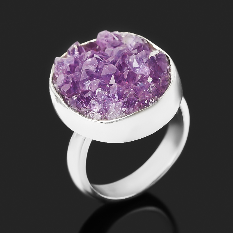 

Кольцо аметист (серебро 925 пр.) (регулируемый) размер 18