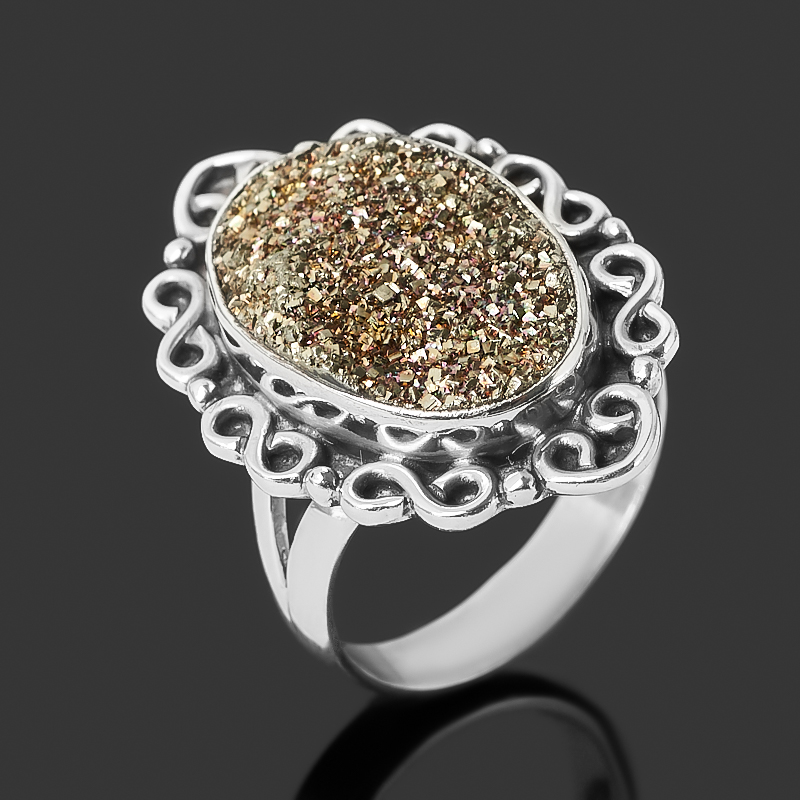 

Кольцо спектропирит (серебро 925 пр.) размер 17,5