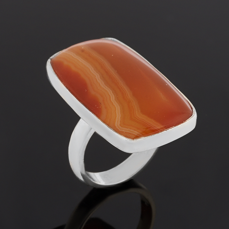 

Кольцо сердолик (серебро 925 пр.) (регулируемый) размер 17,5