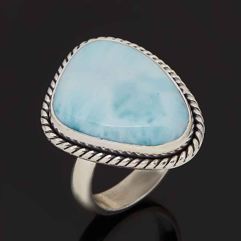 

Кольцо ларимар нская Республика (серебро 925 пр.) (регулируемый) размер 17