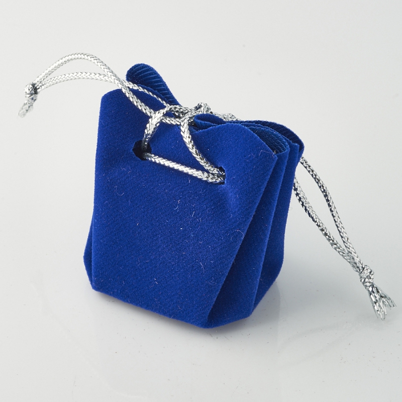 Подарочная упаковка универсальная (мешочек объемный синий) 35х35х40 мм
