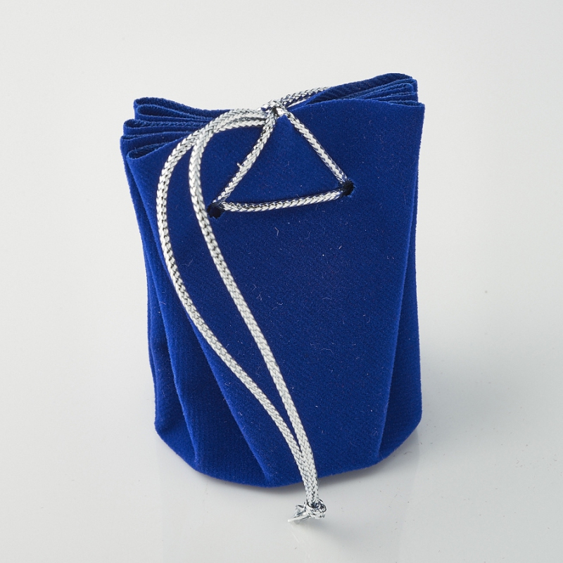 Подарочная упаковка универсальная (мешочек объемный синий) 40х40х60 мм
