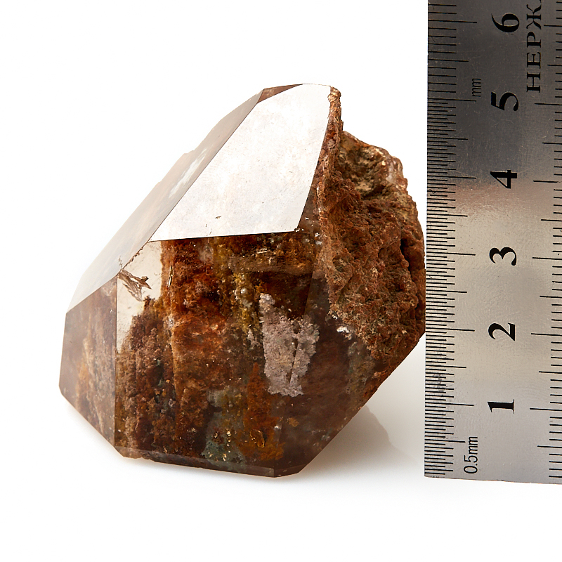Кристалл кварц с хлоритом Бразилия S (4-7 см)
