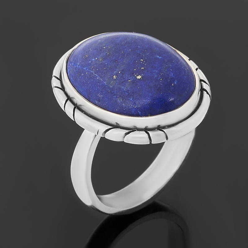

Кольцо лазурит (серебро 925 пр.) (регулируемый) размер 18
