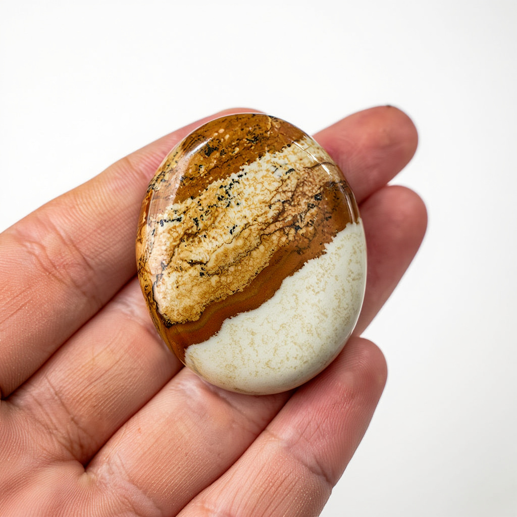Гармонизатор яшма рисунчатая (песочная) Намибия 4-5&nbsp;см