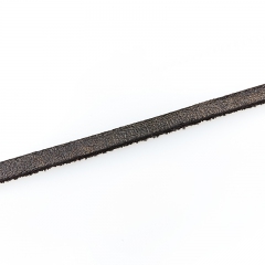 Шнурок (кожа натуральная) (черный) 100 см
