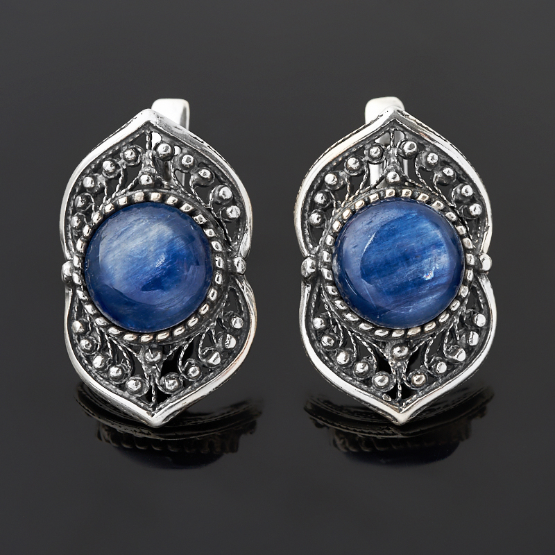 

Серьги кианит синий (серебро 925 пр. оксидир.)