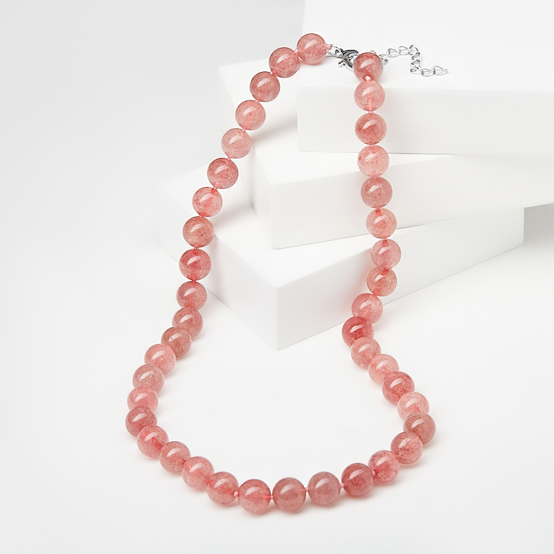 

Бусы авантюрин красный (биж. сплав) 10 мм 45 см (+3 см)