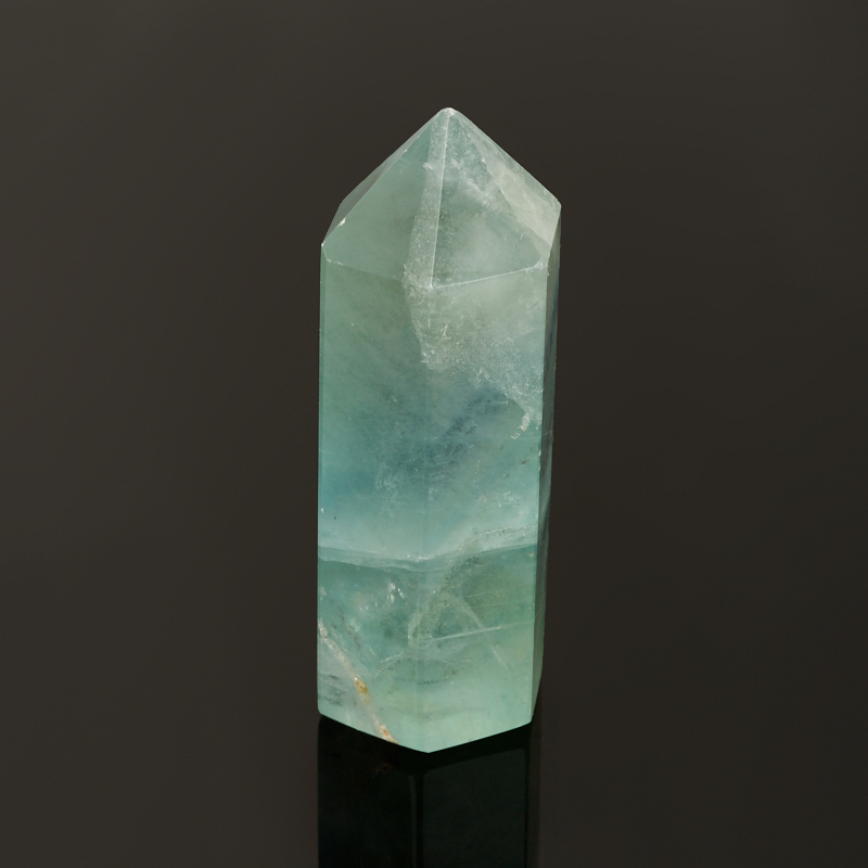 Кристалл флюорит зеленый Китай (ограненный) S (4-7 см) (1 шт)