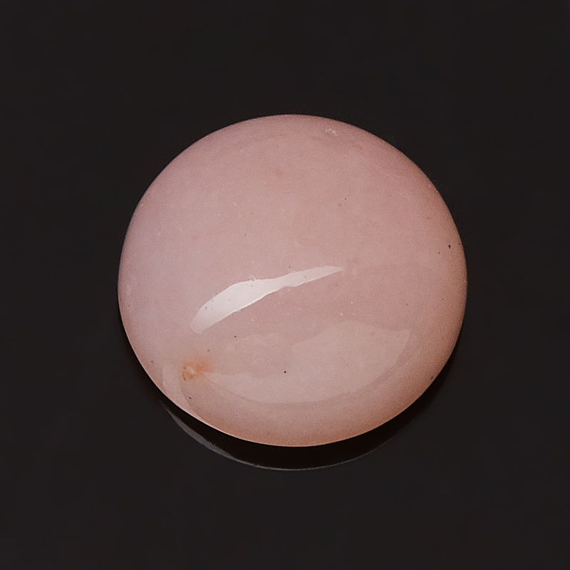 Кабошон опал розовый Перу (1 шт) 8 мм