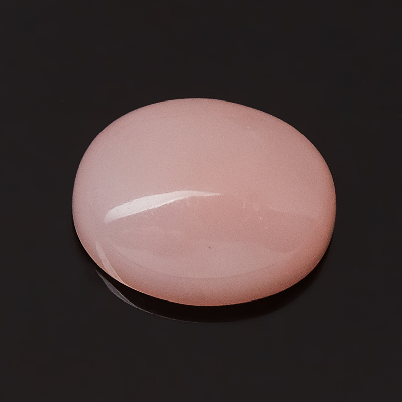 Кабошон опал розовый Перу (1 шт) 8*10 мм