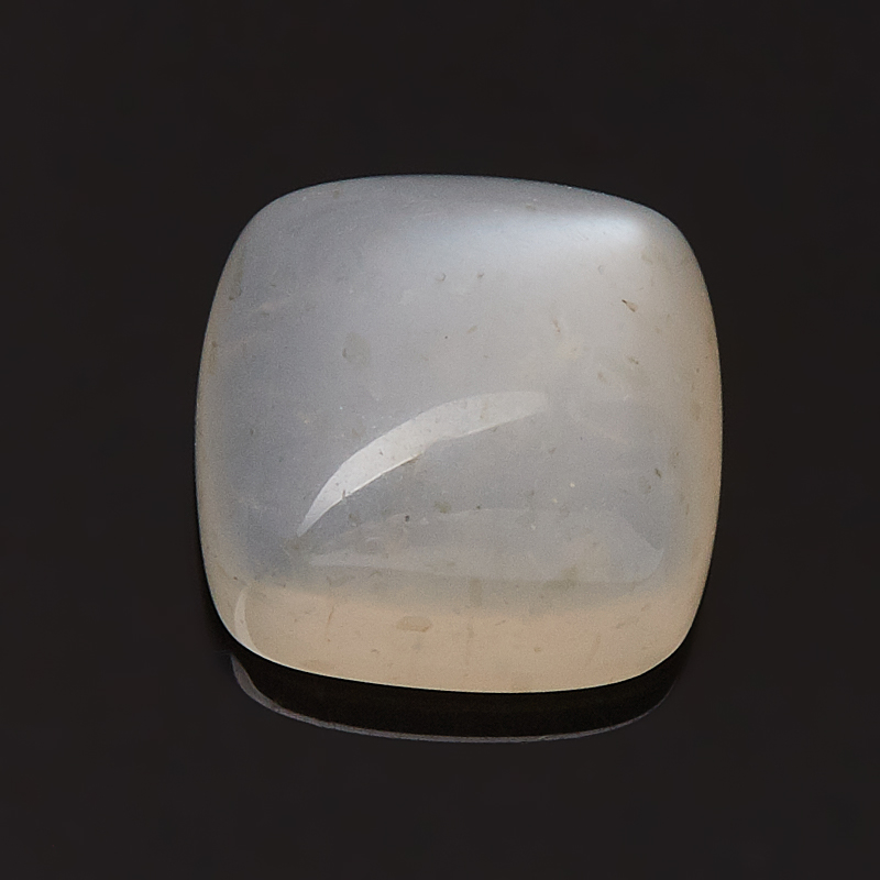 Кабошон лунный камень (адуляр) Индия (1 шт) 8*8 мм