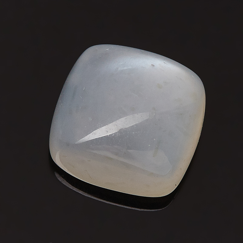 Кабошон лунный камень (адуляр) Индия (1 шт) 8*8 мм