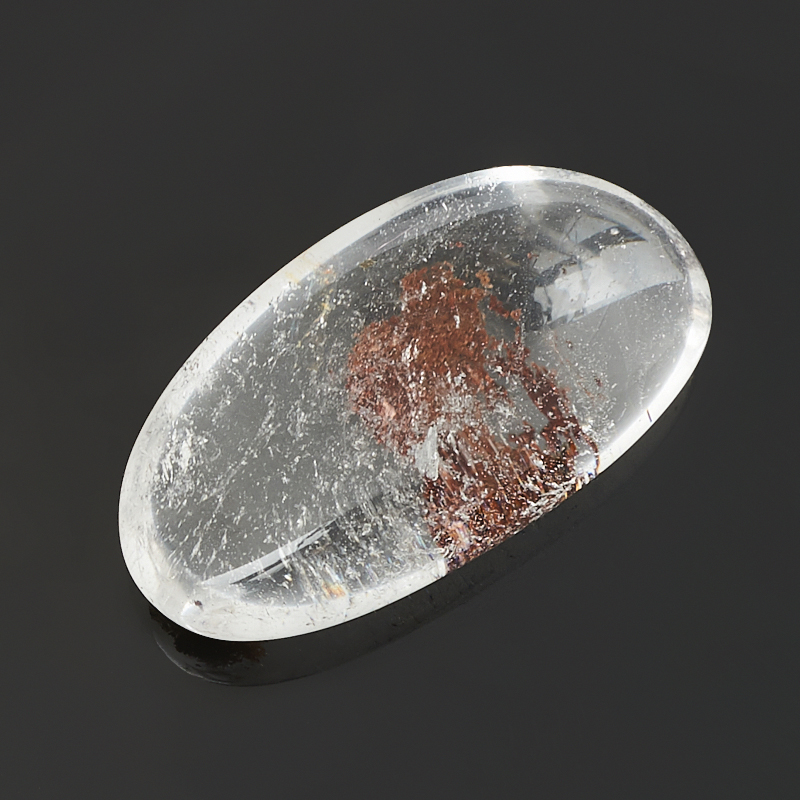 Галтовка кварц с хлоритом Бразилия (2,5-3 см) (1 шт)