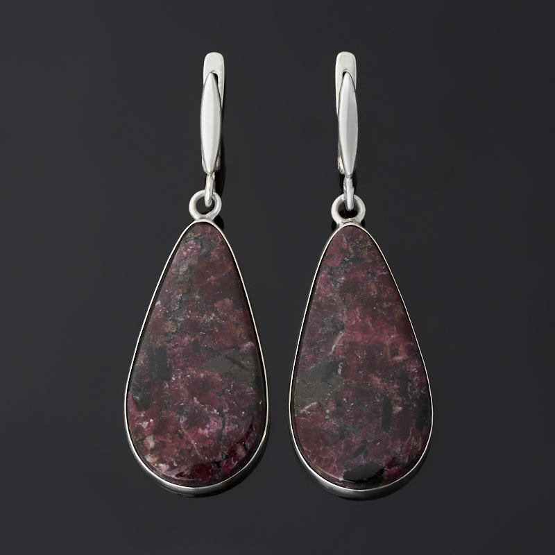 

Серьги эвдиалит (серебро 925 пр.)
