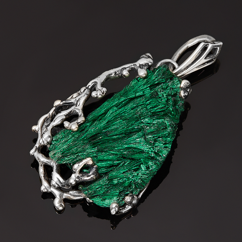 

Кулон малахит (серебро 925 пр.)