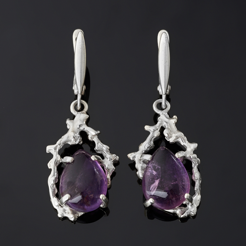 

Серьги аметист (серебро 925 пр.)
