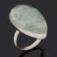 Кольцо флюорит зеленый Монголия (нейзильбер) размер 18