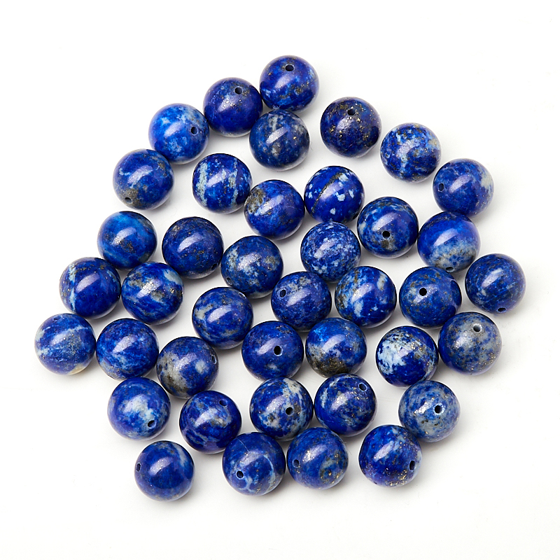 

Бусина лазурит шарик 10 мм (1 шт)