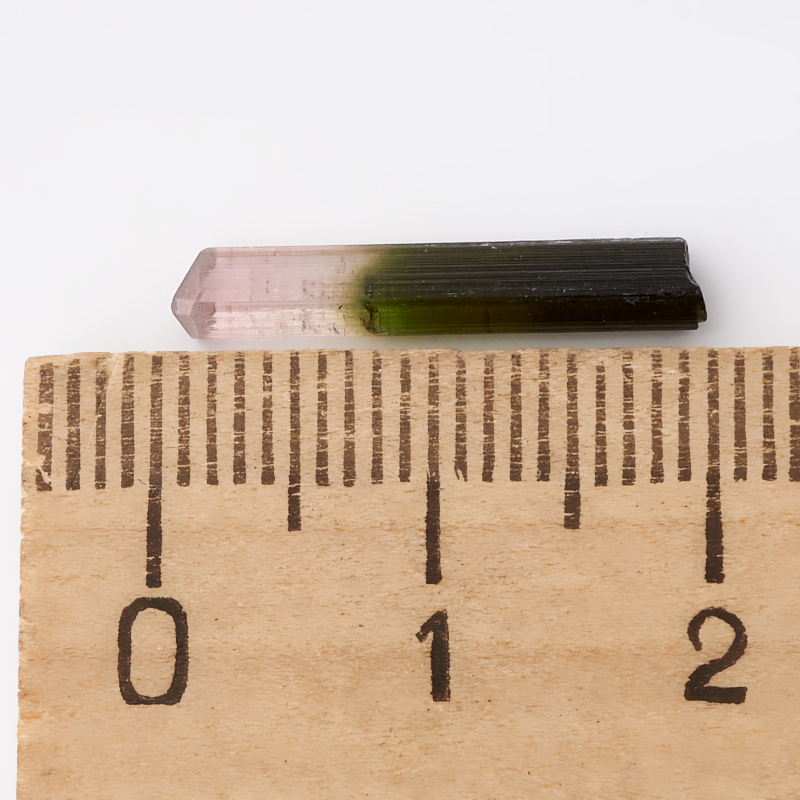 Кристалл турмалин полихромный Бразилия (1,5-2 см)