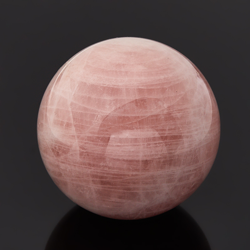 Шар розовый кварц Бразилия 6 см