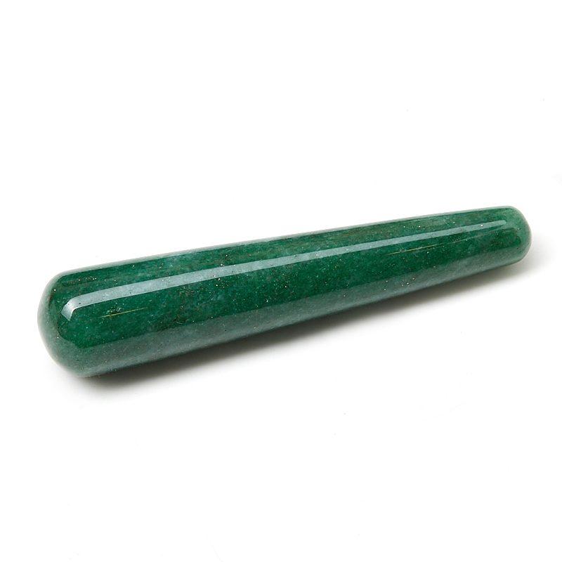 Массажная палочка авантюрин зеленый Зимбабве 8-10 см