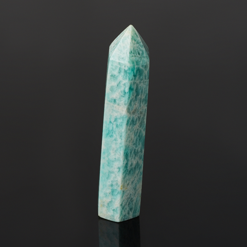 Кристалл амазонит Перу (ограненный) M (7-12 см) (1 шт)