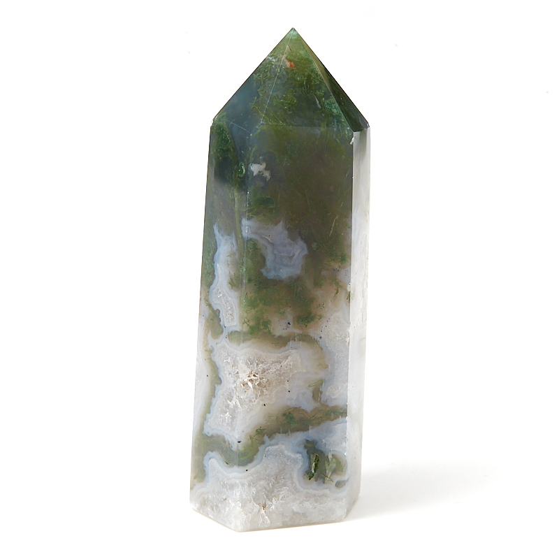 

Кристалл агат моховой (ограненный) M (7-12 см)