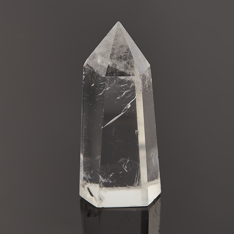 Кристалл горный хрусталь Бразилия 7-9 см (ограненный) (1 шт)