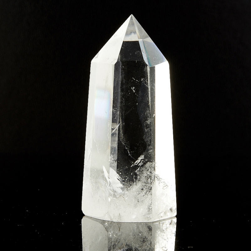 Кристалл горный хрусталь Бразилия 7-9 см (ограненный) (1 шт)