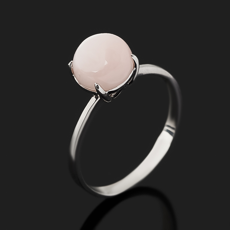 

Кольцо опал розовый (серебро 925 пр.) размер 17