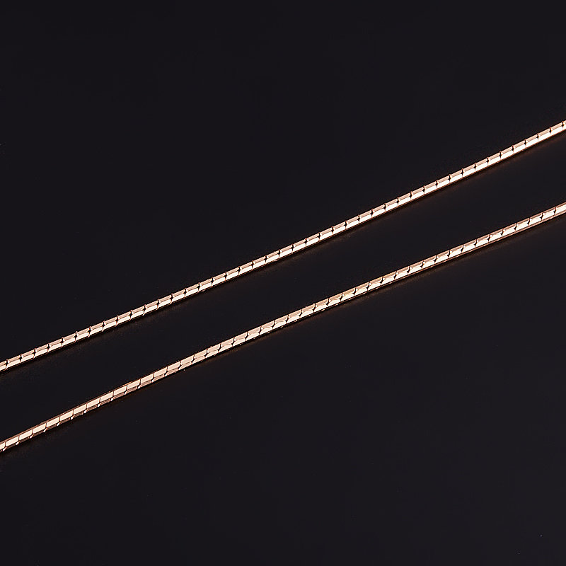 

Цепь (серебро 925 пр. позолота) полновесная снейк 40 см