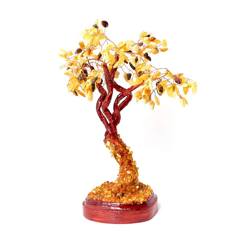 

Дерево счастья янтарь пресс 25 см