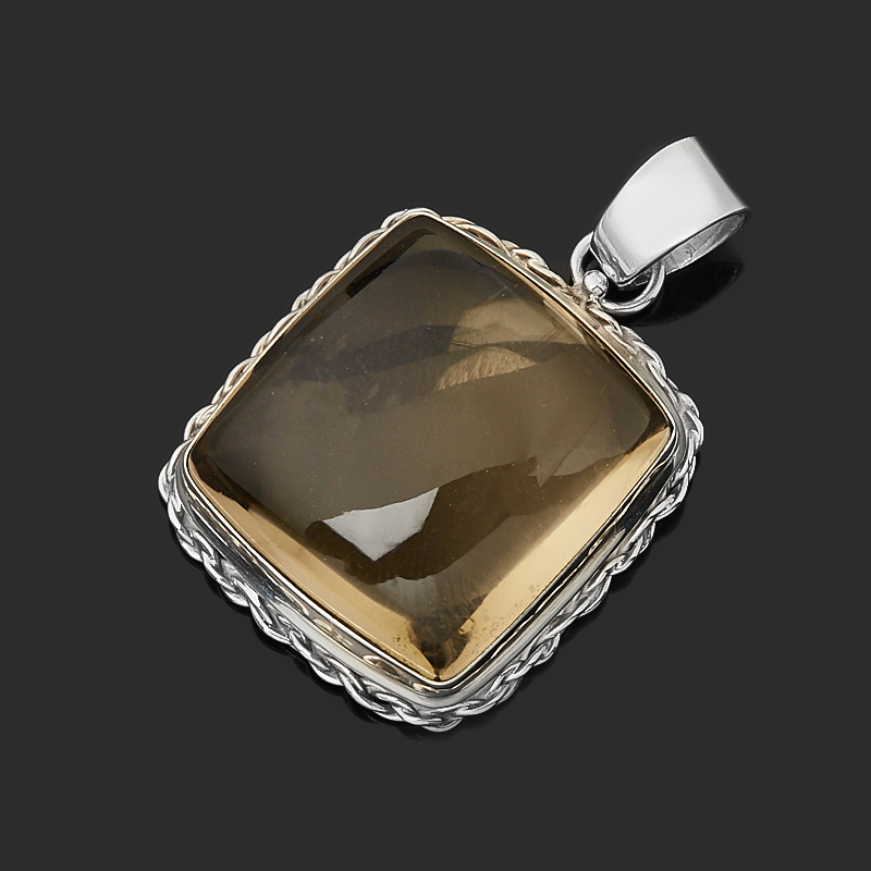 

Кулон цитрин (серебро 925 пр.) квадрат