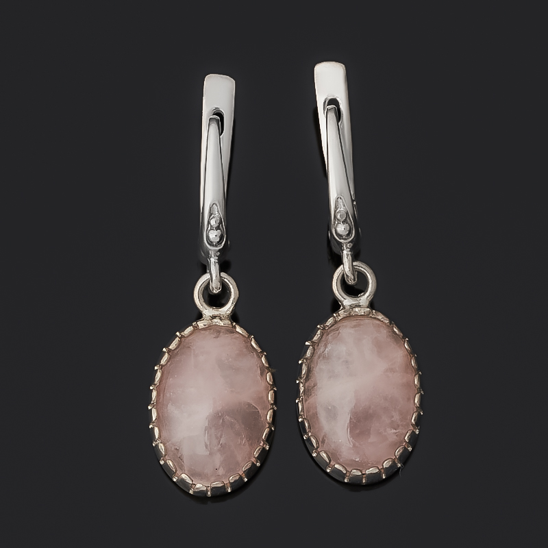 

Серьги розовый кварц (серебро 925 пр.)