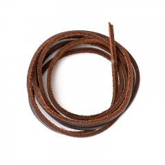 Шнурок (кожа натур.) (коричневый) 100 см