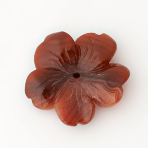 Пуговица цветок сердолик Ботсвана 3 см