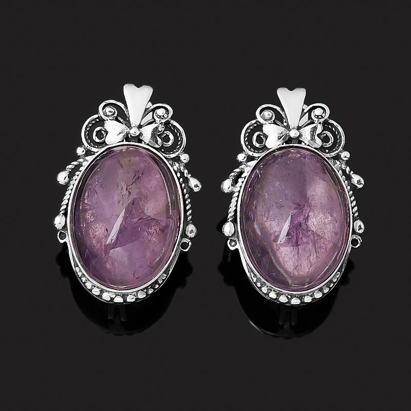 

Серьги аметист (серебро 925 пр. оксидир.)