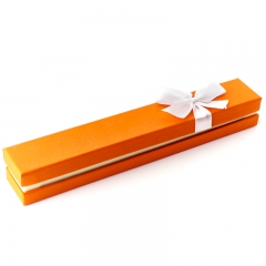 Подарочная упаковка (картон) под браслет/цепь (футляр) (микс) 185х30х25 мм