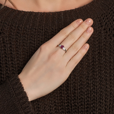 Купить кольцо с рубином - продажа по низкой цене в интернет-магазине ...