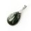 Кулон клинохлор (серафинит) Россия капля (биж. сплав) 4 см