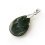 Кулон клинохлор (серафинит) Россия капля (биж. сплав) 4 см
