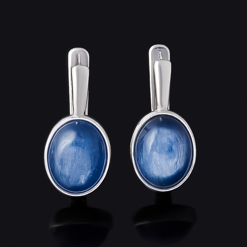 

Серьги кианит синий (серебро 925 пр. родир. бел.)