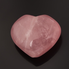Сердечко розовый кварц Мадагаскар 7 см